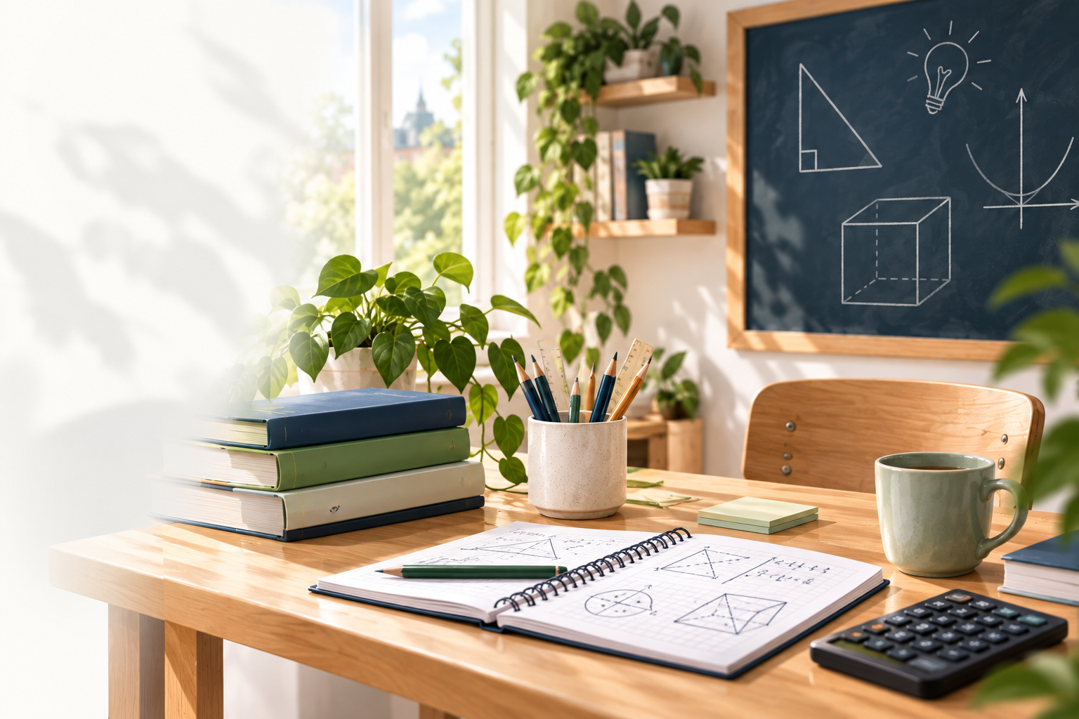 Matematika, učebnice, pracovní sešit a školní pomůcky